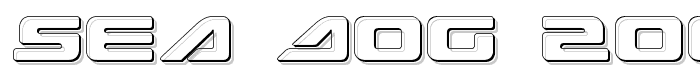 Sea Dog 2001 Shadow font